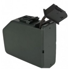 A&K MAGAZINE AIRSOFT DRUM MAG M249 2400 TIROS COM SOUND 