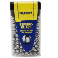 ESFERAS DE AÇO ROSSI 4.5MM - 300 TIROS